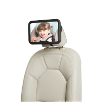 QM04 High Quality Large Convex Infant Baby Backseat Review Car Rear Seat Mirror